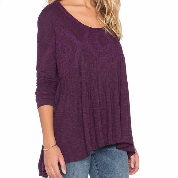 Free People African Violet New Hope Top Small - Picture 3 of 8